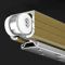 Kit de rieles para puerta corredera de granero con rodillos lisos, sistema de 8 ruedas para puertas de 1 pulgada o 2.2 pulgadas de grosor, 220 cm, ideal para uso doméstico y comercial.