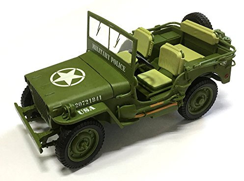 Triple9 Collection - 1941 Jeep Willys, Militär, 1:18 Metall Modellauto für Kinder, Militärfans und Modellbau-Interessierte