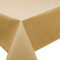 Tischdecke Fleckschutz LOTUS Effekt Garten LEINEN Optik bügelfrei abwaschbar uni Farbe Gold Größe oval 135x180 cm