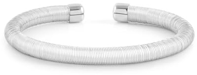 Nomination - Bracciale Donna, Collezione Essenzia, Caucciù Sintetico, Acciaio e Argento 925, Regolabile, Elegante e Resistente, Idea Regalo, Stile Minimal, Confezione Originale