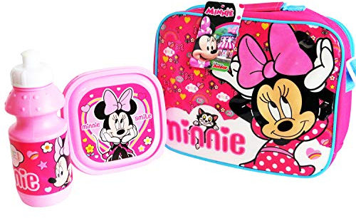 Minnie Mouse - Set de Fiambrera para Niños Niñas (Tamaño Único) (Rosa)
