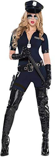 amscan Traffic Disfraz, liso, color blue and black, Large (UK Size 14-16) (9904815)