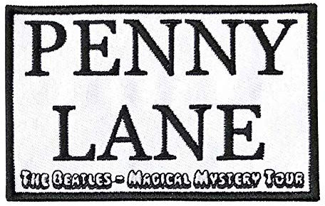 The Beatles Patch Magical Mystery Tour Penny Lane embroidered Iron on6x9.5cm Accessory Size