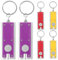 Uonlytech LED Schlüsselbund Taschenlampe Helle Mini-Taschenlampe Tragbare Schlüsselbund Taschenlampe Mini-Schlüsselbund Taschenlampe 6Pcs (Gemischte Farbe)