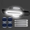 YOYCOOL 8Pcs 3D Carbon Fiber Auto Door Handle Scratch Protection Cover Guard Film, Universal Car Door Cup Handle Paint Scratch Protector Sticker Car Door Handle Safety Reflective Strips1
