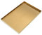 Bandeja de Almacenamiento Decorativa de Acero Inoxidable, Bandeja Organizadora de Almacenamiento de Metal Rectangular Dorada,Vajilla de Cocina para el Hogar Moderno,Joyería, Maquillaje, Artículos