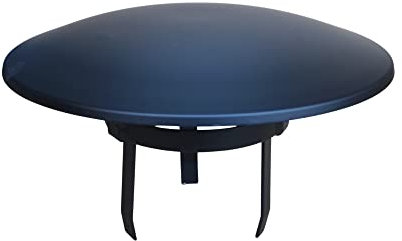 TermaTech Regenhaube schwarz für Durchmesser 150 mm Regenhut für Schornstein