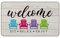 MIXDING Welcome Sit Relax Enjoy Adirondack Chair Entrance Door Mat 17x30 Inch Doormats Decor, Summer Beach House Nautical Home Front Door Porch Outdoor Indoor Decorations