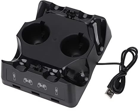 Annadue Controller-Ladestation für für Move für VR, Ergonomische Controller-Ladestation, Ersatz für Tragbare Ladestation