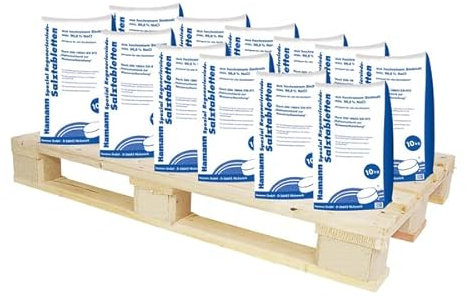 Hamann Salztabletten 990 kg - Wasseraufbereitung Wasserenthärter - Hochwertig & für alle Gerätetypen geeignet