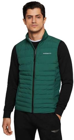 Hackett London Herren Essential Polojacke, Grün (Grün), XL, Grün (Grün), XL