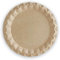 ABD Platos llanos redondos cartón kraft ecológico - Desechables, reciclables y compostables - Ideal para fiestas, cumpleaños, bares, restaurantes, eventos, catering (Mediano 23 cm Ø)