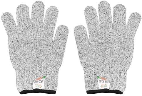 WANGCL 2Pair Cut Resistant Gloves Level 5 Protection Safety Gloves for Oyster Shucking Fish Fillet Processing Mandolin Slicing Meat Cutting Wood Carving