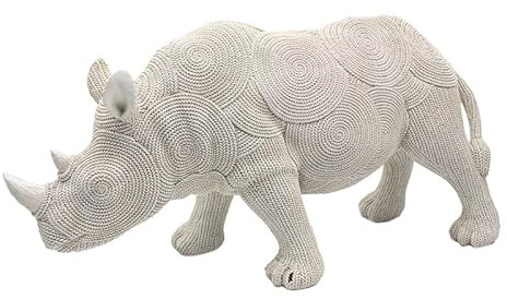 Lesser & Pavey Rhino Figurine For Home & Office | Home Decor Ornaments Gift For Women & Men | Beautiful Figurine For Indoor & Outdoor | Living Room Decor Ornaments