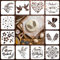 Artisan Brot-Schablonen | Brot-, Kuchen-, Kaffee-, Kuchen- und Keksschablonen zum Dekorieren Ihres eigenen, einzigartigen Design-Backschablonen-Set
