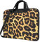 AABSTBFM San Francisco bedruckte Laptoptasche – Laptop-Hülle – moderne Laptop-Umhängetasche Computertasche für Business, Reisen, Schule, Büro, leopardenmuster, 15.6 inch