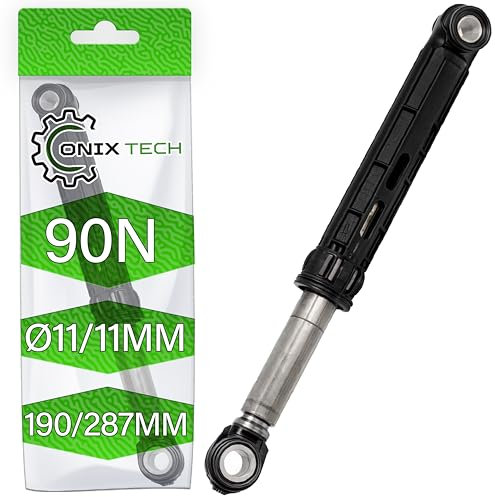 1 Pieza Amortiguador Lavadora 90N Ø11/11 mm 190/287 mm con Código Original 2810430100 2816870400 2816870800 para Beko para Arcelic - Garantía de 5 Años - ONIX TECH