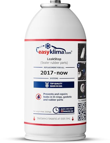 EasyKlima LeakStop Air Con Leak Repair - Ungiftige Versiegelung für Gummiteile - Leckagen Schnell Stoppen - Verwendung vor Klimaanlagen-Regas-Kit