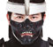 FIESTAS GUIRCA | Japanische Halbmaske (Einheitsgröße) - Ninja Kostümzubehör für Halloween und Anime Themenpartys - Schwarz