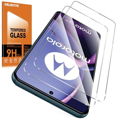 Oelrstfe Verre Trempé pour Motorola Moto G84 5G 2 Pièces,Film de Vitre Protection écran Dureté 9H Anti Rayures Sans Bulless Ultra Transparent HD Haute Sensibilité Protecteur D'écran