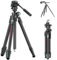 ULANZI JJ06 GlideGo - Treppiede video in fibra di carbonio, con testa fluida, doppio 360° Pano Pan&-50°/+60° Tilt Pan, con piastra a sgancio rapido Uka e impugnatura per cacciavite, max. 18 kg