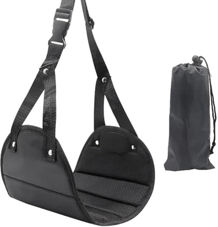 Airplane Foot Hammock - Airplanne Tray Tables Travel Fo-ot Hammo-ck for Flight | Relaxing Solution Foo-t Sling Strap for Long Flightt | Travell Foott Rest for Traveel and Daily Desk Work