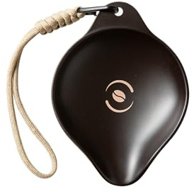 OutIn Coffee Bean Dosing Tray with Strap, Lightweight & Durable | Made from a Coffee Ground Composite