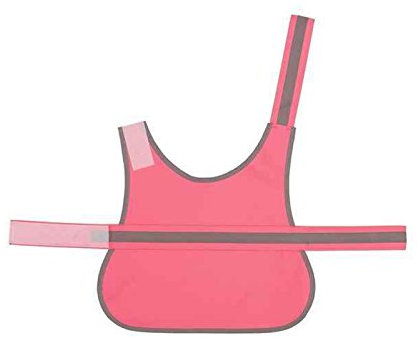 Yoko HVDW15 Warnweste für Hunde, starker Klettverschluss zum Reißen, 100 % Polyester, Größe M, Fluo Pink