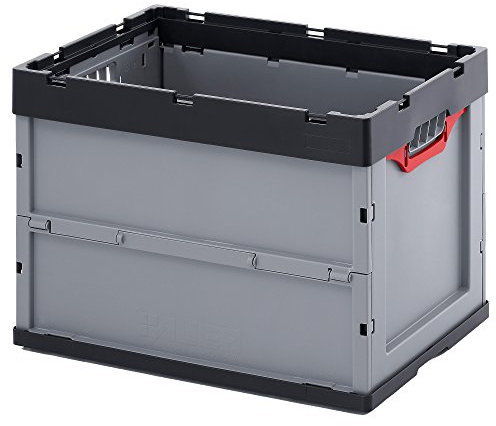 Auer Packaging 5x Profi-Faltbox 60 x 40 x 42 Lagerkiste Transportkiste groß ohne Deckel stabil 60x40x42