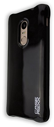 caseroxx Schutzhülle für Neffos X1 in schwarz – Flexibles TPU-Case aus stoßfestem Gummi, passgenaue Handy-Tasche mit Kantenschutz & rutschfestem Grip