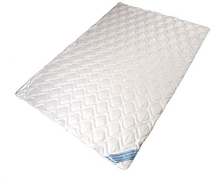 Sommer Seide Micro Silk - extra leichte Sommerdecke Microfaser Feinbatist weiß - ruhiger Schlafen bei warmen Temperaturen (135x200 cm)