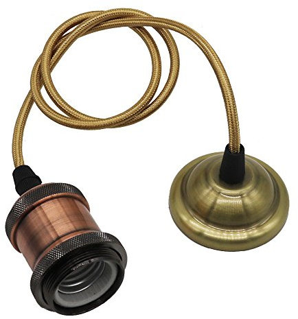 Vintage Hängeleuchte Retro Industrial Hängelampe E27 Anhänger Deckenleuchten Küche Industire Lampe für Esstisch Esszimmer Küche Loft Schlafzimmer Cafes Bar usw. (Type: A)
