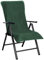 Brandsseller Frottee-Auflage für Gartenstuhl 65x130 cm – XL-Handtuch als Schonbezug für Stuhlpolster aus 100% Baumwolle – rutschfest, waschbar, Öko-Tex – Dunkelgrün