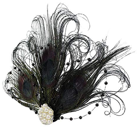 Haarband Schwarz Dünn Party Hochzeit Frauen Brosche Tee für Fascinators Haar Stirnband Clip Stirnband Stirnbänder Sport