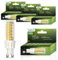 Lumiled LED Lampen G9 4er Set Leuchtmittel 10W (ersetzt 75W Glühlampe) 6500K Kaltweiß 970lm 360° Lichtwinkel 230V Glühbirnen kleine Birne Energiesparende kein Flackern SMD Lichtquelle