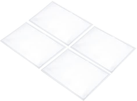 PATIKIL A4 8.3x11.7 Magnetischer Schildhalter 4Pack Magnetische Dokument Halter Display Info-Rahmen für Büro Weiß
