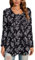 Enmain Women's Tunic Tops Long Sleeve Small V Neck Button Up Casual Ladies Tunic Tops Plus Size T Shirt Blouse,Black,XL