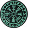 Viking Icelandic Compass Iron on Patch sew on Embroidered Norway Vegvisir Emblem