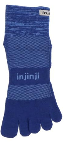 injinji Trail Midweight Mini Crew Toesocks pour homme, Moonlit, X-Large