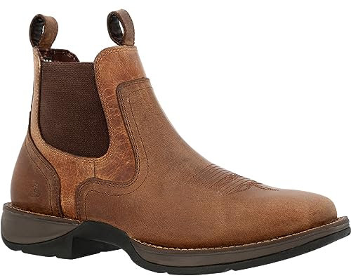 Durango Red Dirt Rebel By Square-Toe Western Boot, Stivali Uomo, Marrone, 45 EU Larga