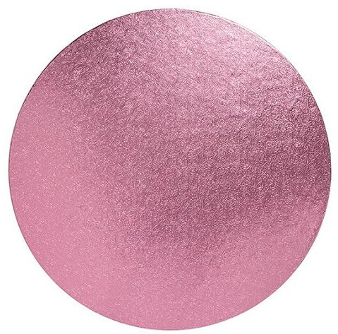 BrandNewCake® Base para Tartas Redonda Ø20cm - Color Rosa Claro - 13mm de Grosor - Soporte Resistente para Pasteles