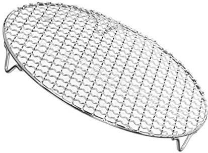 MILISTEN Accesorios para Barbacoa Rejilla para Barbacoa Redonda de Malla Fina Apta para Lavavajillas para Una Limpieza Fácil
