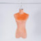 Schaufensterpuppe Schneiderpuppe Rosa Rot Orange Beige Grau Schwarz Lila Gelb Grün Frauen Ankleideform Schaufensterpuppe, Kunststoff Oberkörper Torso Manikin Mit 5cm Metallhaken(Color:Orange,Size:Silv