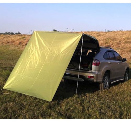Genérico - Tienda de Campaña, Parasol para Maletero de Coche, Protección Solar SUV, Impermeable, 300 X 200 cm, Verde Militar