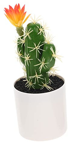 Ciieeo 2St Simulationskaktus kunstpflanze kunstplflanze hausdeko künstliche Kakteen Bonsai Desktop-Kaktus-Bonsai Anlage lebensechter Kaktus dekorativer gefälschter Kaktus Plastik