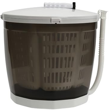 Mini lavadora portátil, lavadora manual 2 en 1, no eléctrica, secadora de ropa, mini lavadora de viaje al aire libre, lavadora compacta (gris)
