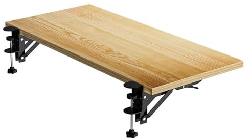 Naturepanda TischverläNgerung,Festklemmbare Schreibtisch Tastaturablage,Ergonomics Desk Extender Tray,Klemm Tastaturablage,BüRoschreibtische ComputertischverläNgerung,Geeignet FüR Zuhause Und BüRo