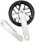 Dickly Fahrrad-Kurbelgarnitur, Fahrrad-Kurbelarm-Set, 32 Zähne, Fahrradzubehör, Teile aus Aluminiumlegierung, Kurbelgarnitur mit Vierkantkegel für das, 15.2 cm