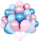 Palloncini rosa e blu, 67 palloncini rosa e blu metallizzati, palloncini per rivelare il genere per ragazzo o ragazza, decorazioni per rivelare il genere, feste di compleanno, baby shower, decorazioni