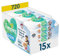 Pampers Harmonie Aqua Lingettes Pour Bébé 15 Paquets De 48 Lingettes = 720 Lingettes, Aident à restaurer le pH naturel de la peau, lotion douce avec 99% d’eau